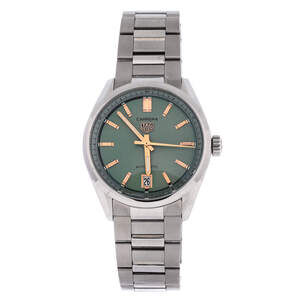 Tag Heuer 36 Carrera Calibre 7 Date Automatic Watch Stainless Steel
